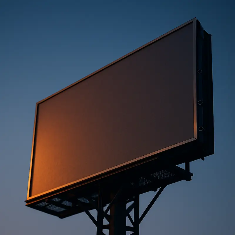 Montaż reklamy na elewacji z podnośnika MKM Service